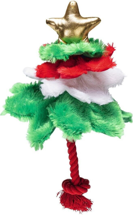 Hundeleke Juletre med Tau