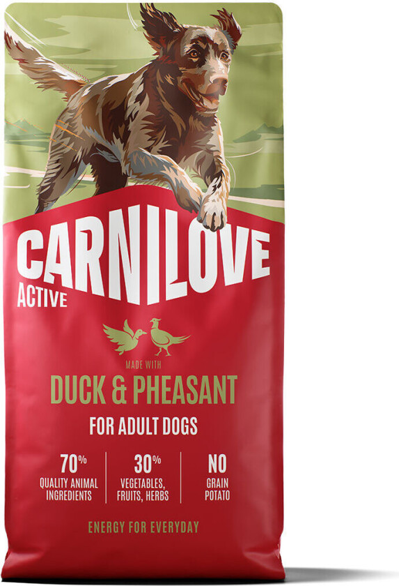 Dog Adult Active Duck & Pheasant Tørrfôr til Hund