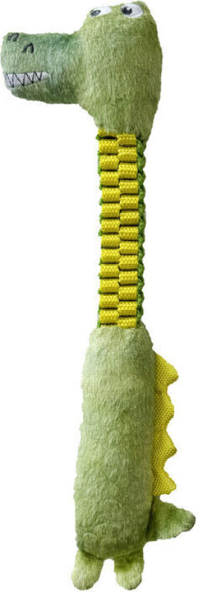 Bark-a-Boo Wild World Alligator med Lang Hals Kosedyr til Hund 29 cm