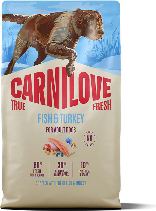 True Fresh Dog Adult Fish & Turkey Tørrfôr til Hund