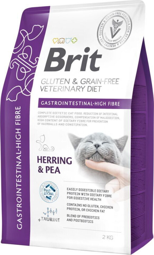 Cat Gastrointestinal Grain Free High Fibre Veterinærfôr til Katt