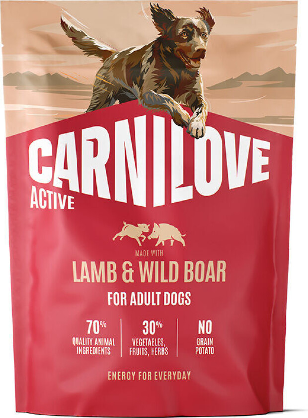 Dog Adult Active Lamb & Wild Boar Tørrfôr til Hund