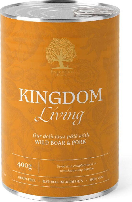 ESSENTIAL Foods Kingdom Living Paté Våtfôr til Hund 400 g