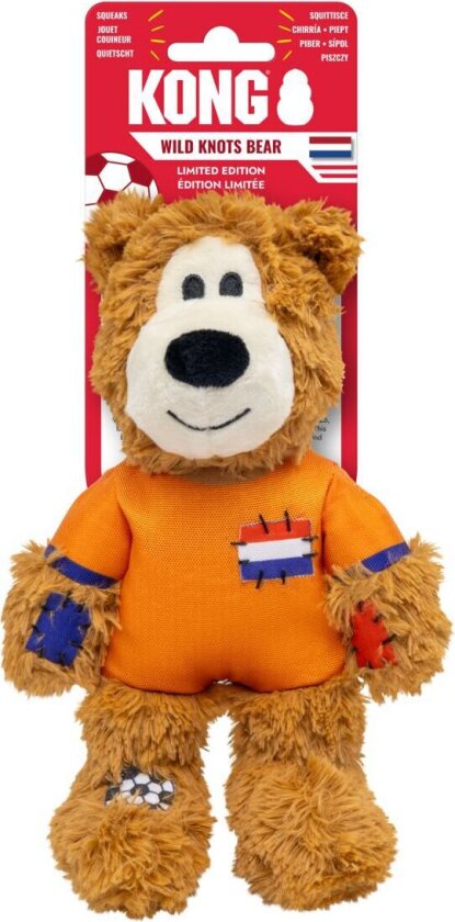 KONG Wild Knots Bjørn Fotball Nederland Hundeleke