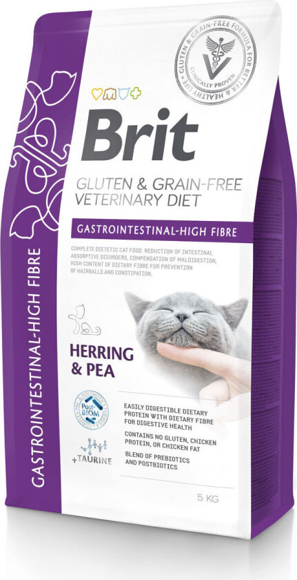 Cat Gastrointestinal Grain Free High Fibre Veterinærfôr til Katt