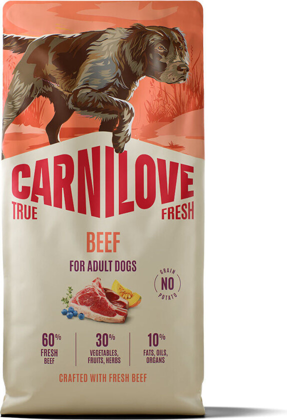 True Fresh Dog Adult Beef Tørrfôr til Hund