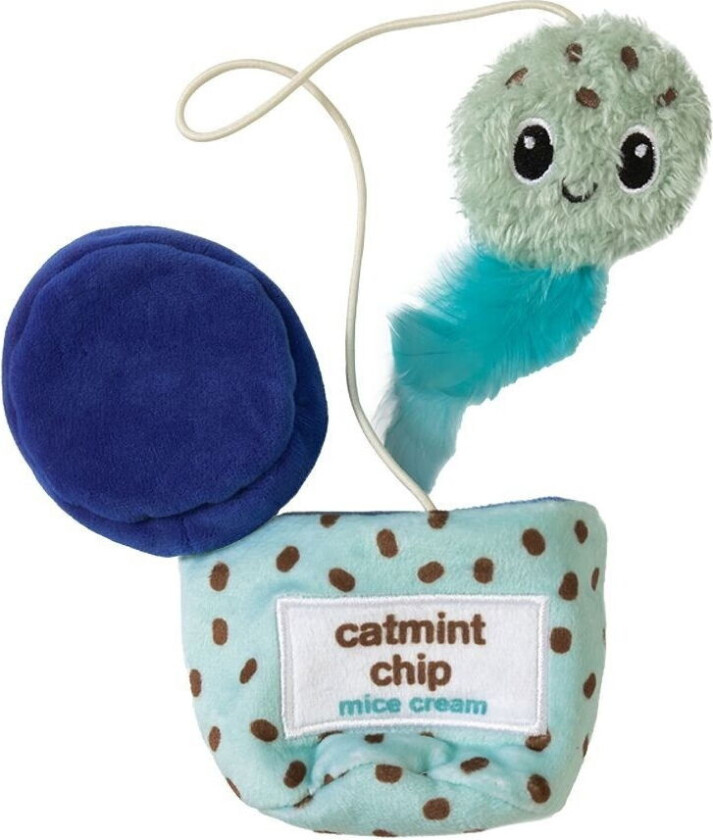 Hide-a-Toy Katteleke Iskremball med Kattemynte