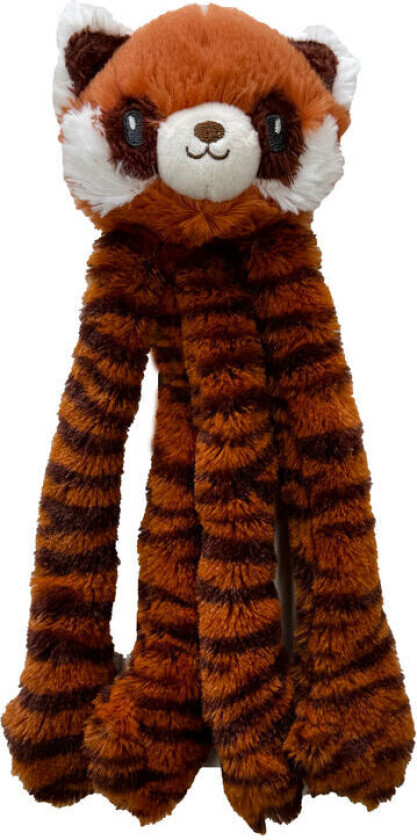 Bark-a-Boo Wild World Rød Panda med Lange Ben Kosedyr til Hund 30 cm