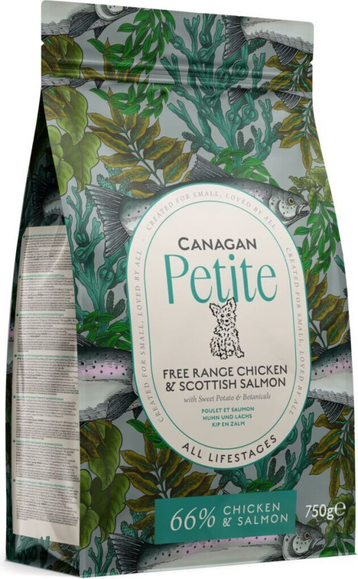 Petite Chicken & Salmon Tørrfôr til Hund 1,5 kg