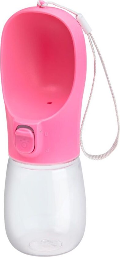 Voyage Vannflaske med Skål Rosa 300 ml