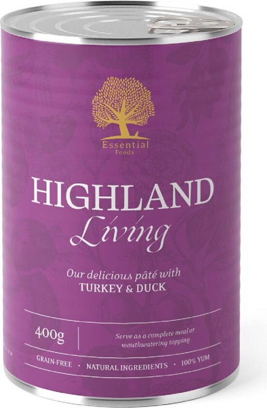 Bilde av ESSENTIAL Highland Living Paté Våtfôr til Hund 400 g
