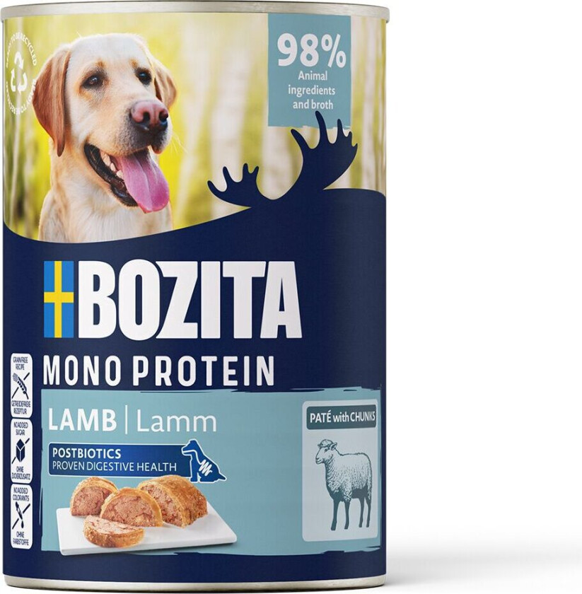 Paté Våtfôr til Hund Lam 400 g