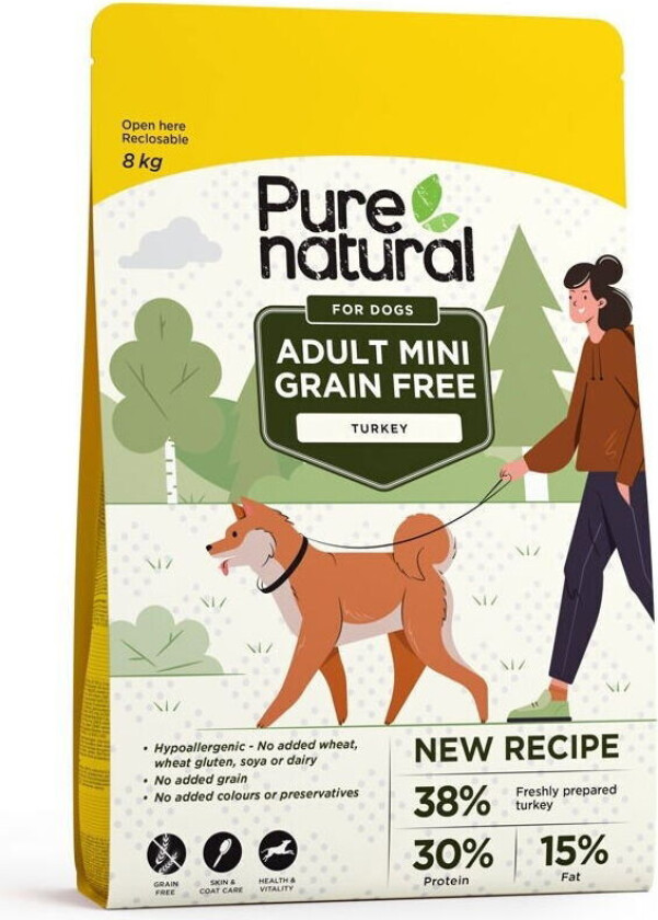 Dog Grain Free Adult Mini Turkey