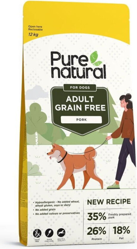 Dog Adult Grain Free Pork