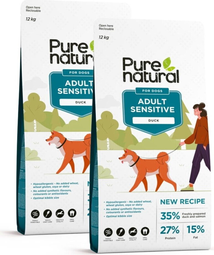 Dog Adult Sensitive Duck 2 x 12 kg