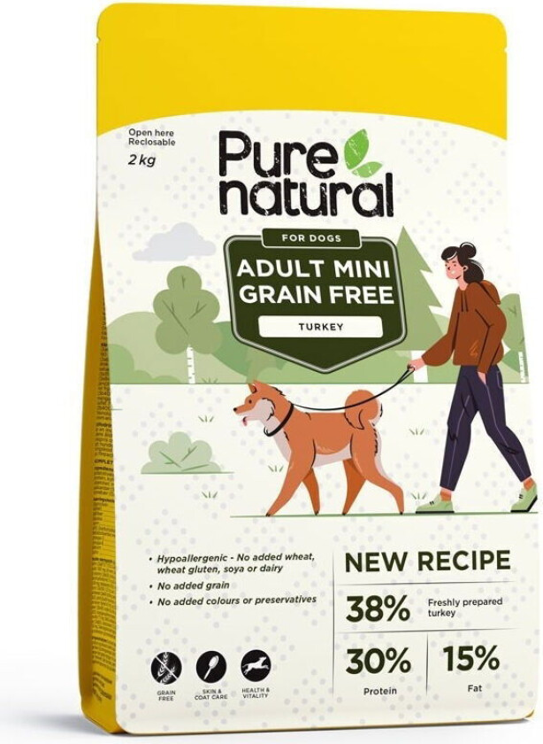 Dog Grain Free Adult Mini Turkey