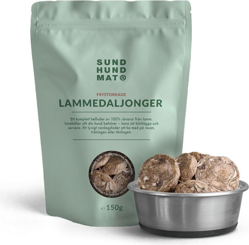 Frysetørket Lammedaljonger 150 g