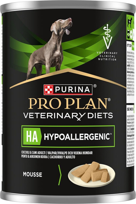 Purina Pro Plan Veterinary Diets Dog Adult HA Hypoallergenic 400 g