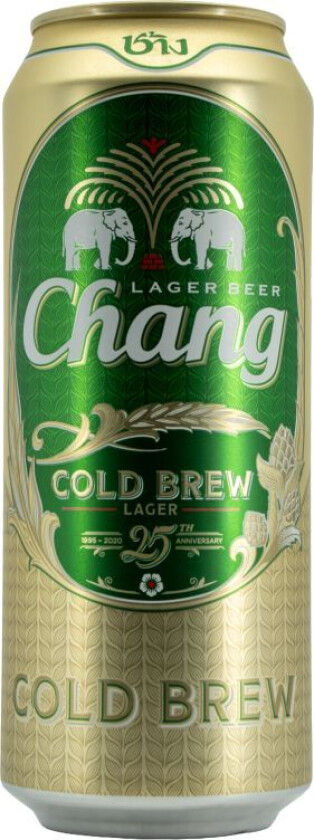 Cold Brew En forfriskende og lettdrikkelig lager fra Thailand. Passer perfekt til asiatiske retter og krydret mat.