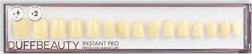 Butter Yellow Short Squoval 30 pcs