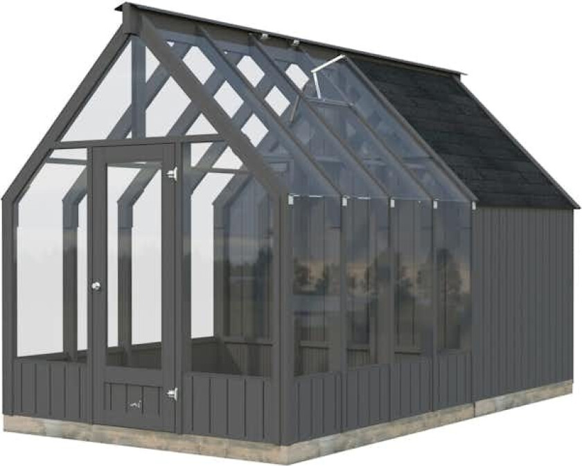 Bilde av Drivhus Palmako Emilia 10,2 m² (inv. 5,4+4,0 m²)