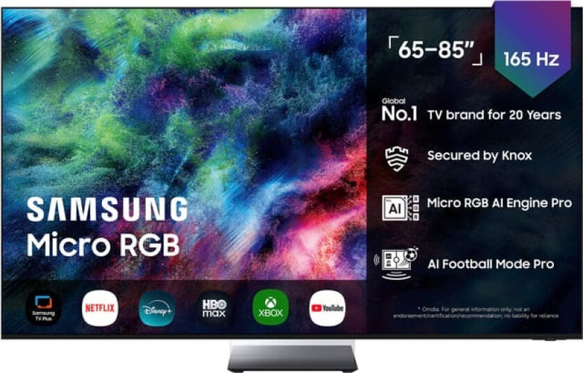 85" R95H Micro RGB 4K Smart TV (2026)