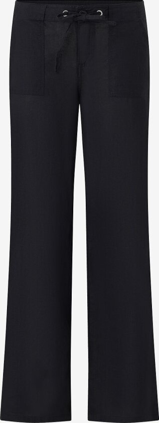 Linbukser Linen Blend Trousers - Svart