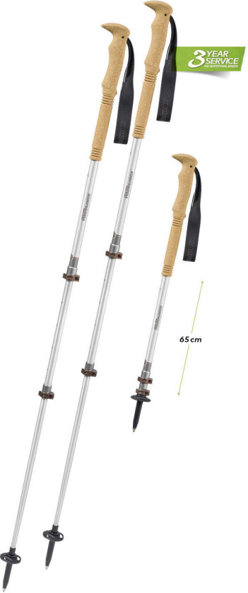 Explorer Contour Cork 3-delt telskopstav, 105-140 cm