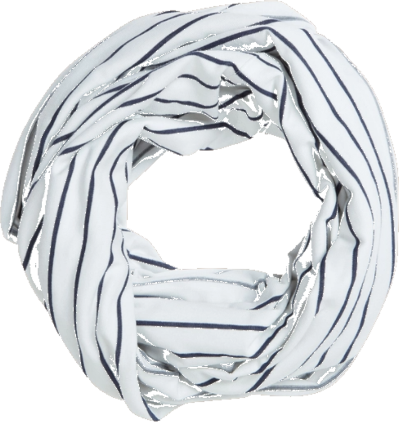 Nosilife Infinity Scarf Ii Blue Navy Stripe