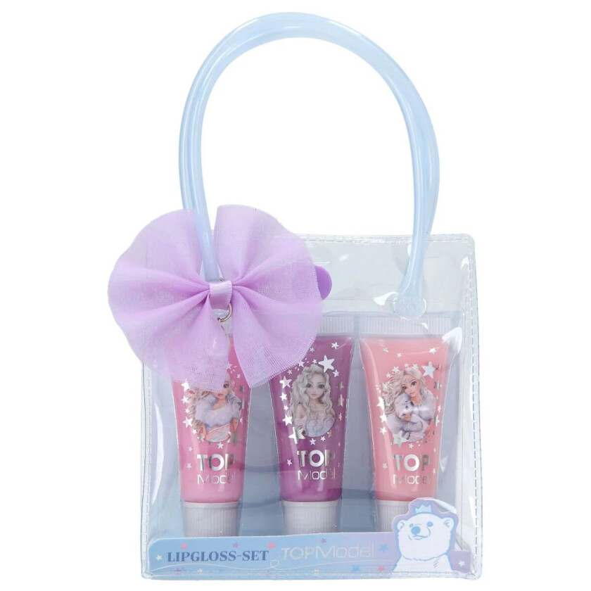 Lipgloss I Veske 3 Stk. Iceworld Topmodel