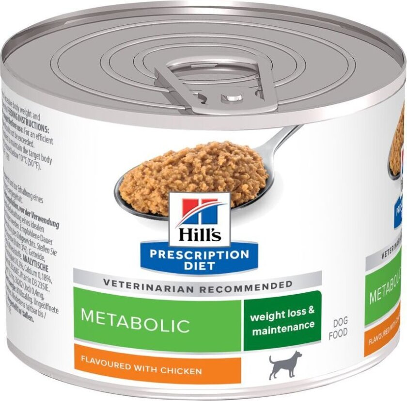 Metabolic Weight Management Hundefôr med kylling - 12 x 200 g