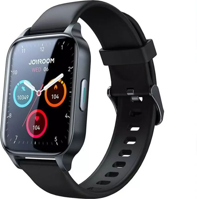 JoyRoom JR-FT3 Vanntett Smartklokke med Pulsmåler og Sportsmodus - IP68 - Svart