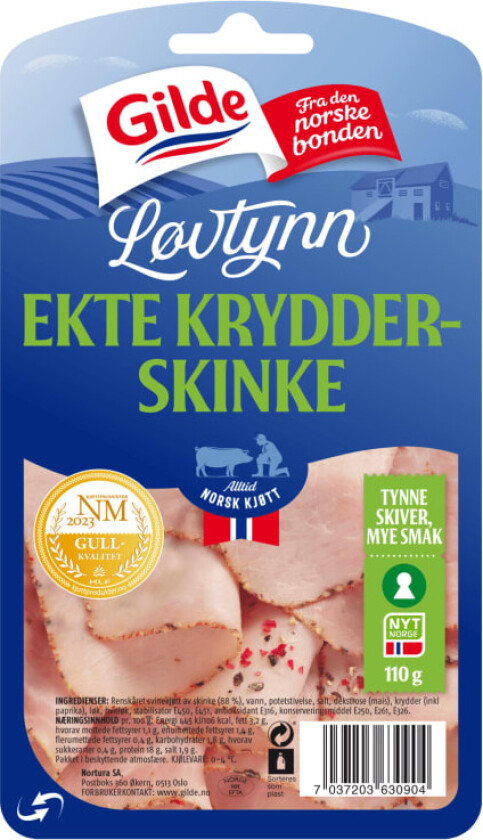 Krydderskinke Løvtynn 110g