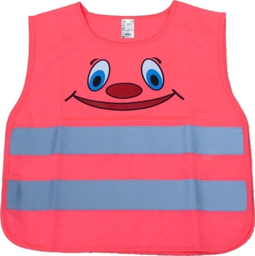 Bilde av AMiO Refleksvest for barn rosa smil amio-03988