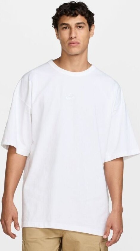 T-skjorte Nsw Oversized Premium Essentials - Hvit, størrelse Small