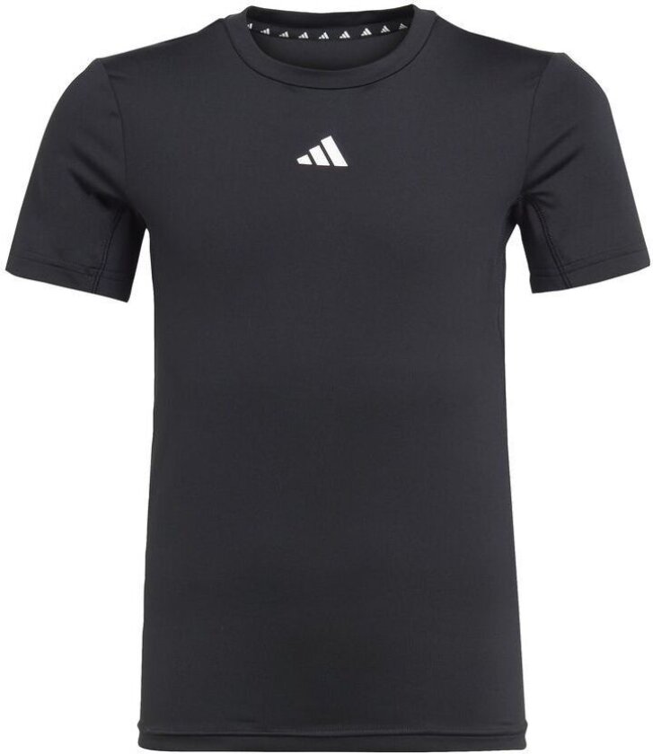 T-skjorte Techfit - Svart/hvit, størrelse 176 cm