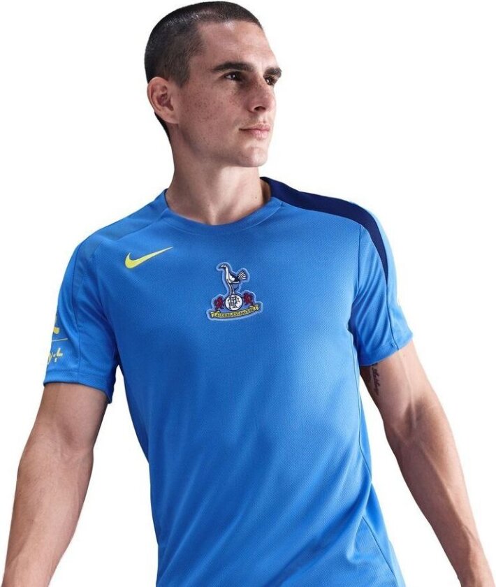 Tottenham Trenings T-Skjorte Dri-FIT Strike 3. - Stillehavsblå/Blå/Gul - Nike, størrelse XX-Large
