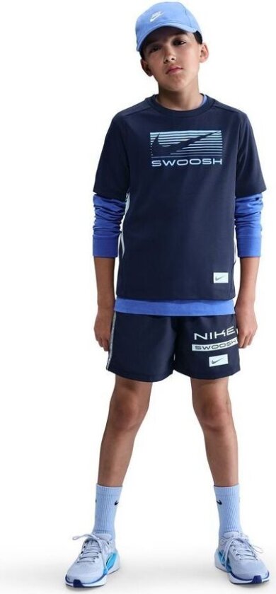 Trenings T-Skjorte Multi GX - Navy/Blå Barn, størrelse M: 137-147 cm