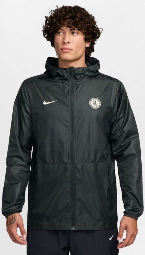 Chelsea Regnjakke Academy Pro Storm-FIT - Grønn/Phantom - Nike, størrelse X-Small
