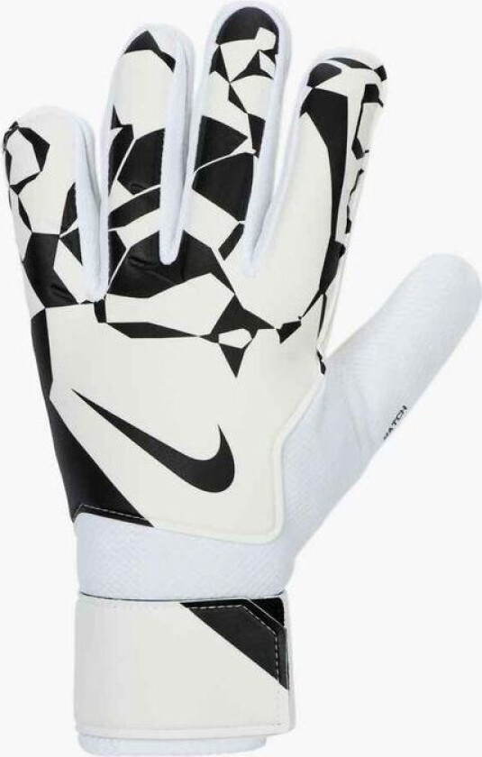 Keeperhansker Match - Hvit/svart, størrelse 11