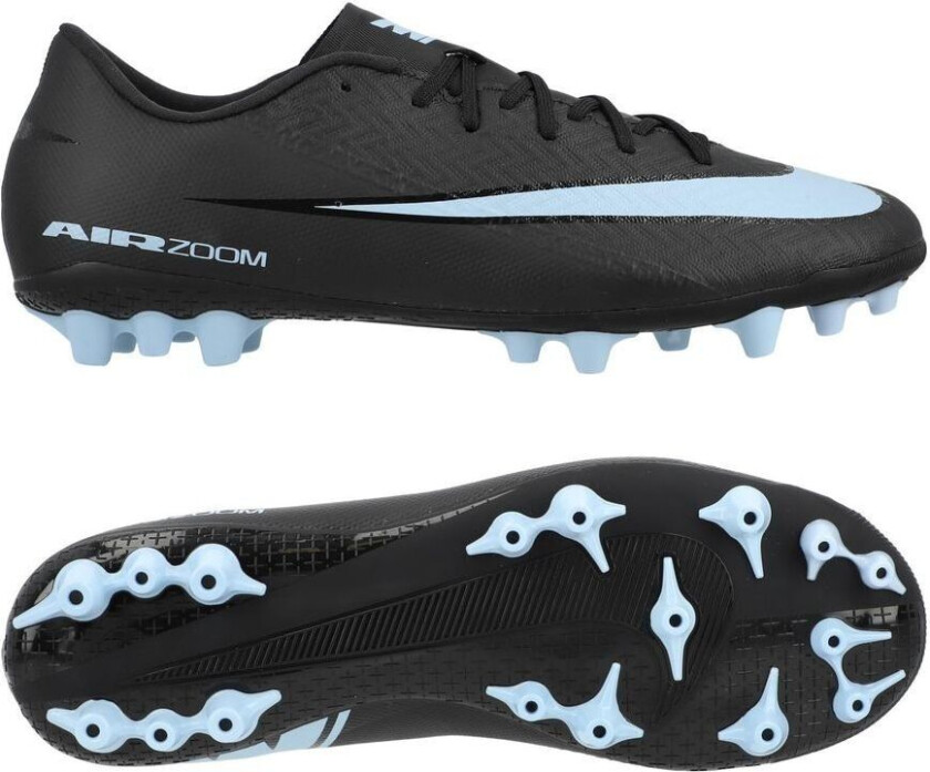 Air Zoom Mercurial Vapor 16 Academy AG Shadow - Svart/Isblå - Kunstgress (AG), størrelse 42½