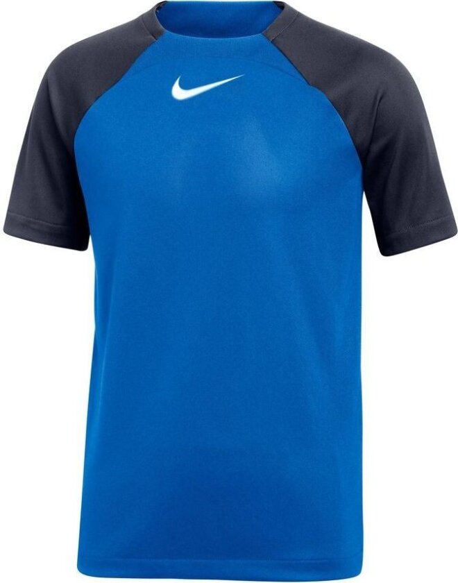 Trenings T-Skjorte Dri-FIT Academy Pro - Blå/Obsidian/Hvit Barn, størrelse M: 137-147 cm