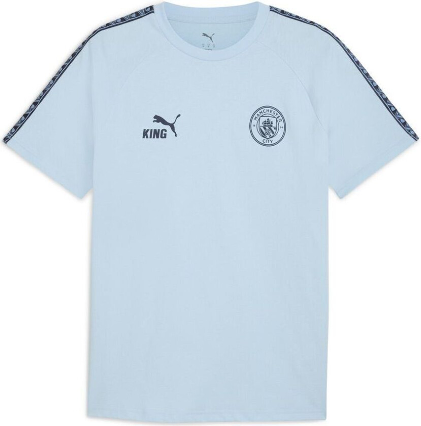 Trenings T-Skjorte MCFC King - Sølv/Navy, størrelse Large
