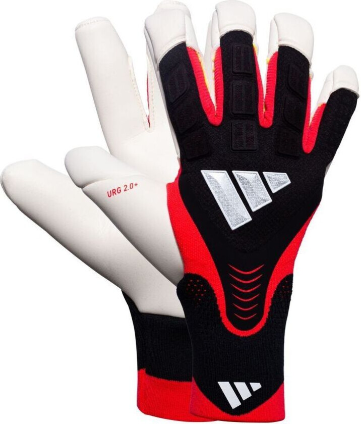 Keeperhansker Predator Pro Hybrid Immortal Dna - Svart/lucid Red/hvit, størrelse 8½