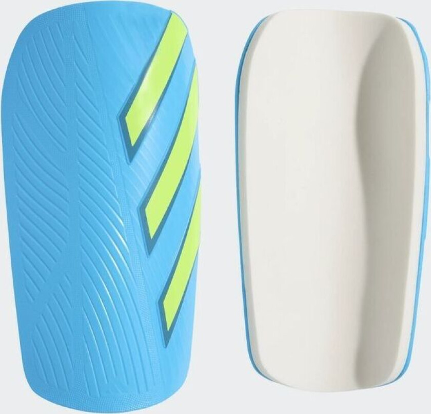 Leggbeskyttere Tiro EU Club Ice Cold Precision - Blå/Gul, størrelse S: 120-140 cm