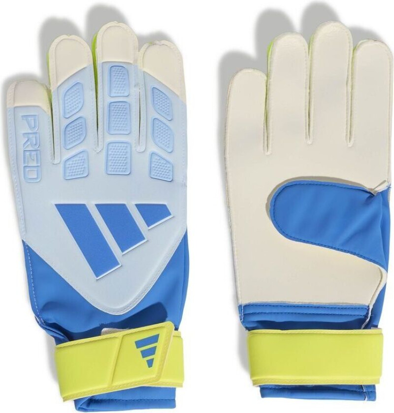 Keeperhansker Predator Training Ice Cold Precision - Crystal Sky/ray Blue/gul, størrelse 10½