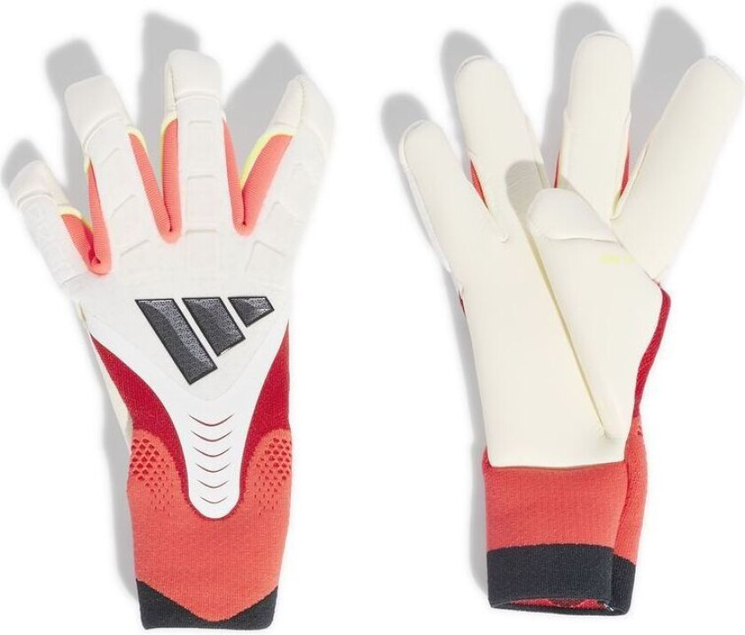 Keeperhansker Predator Pro Hybrid Pc Born For Goals - Hvit/lucid Red/svart, størrelse 11