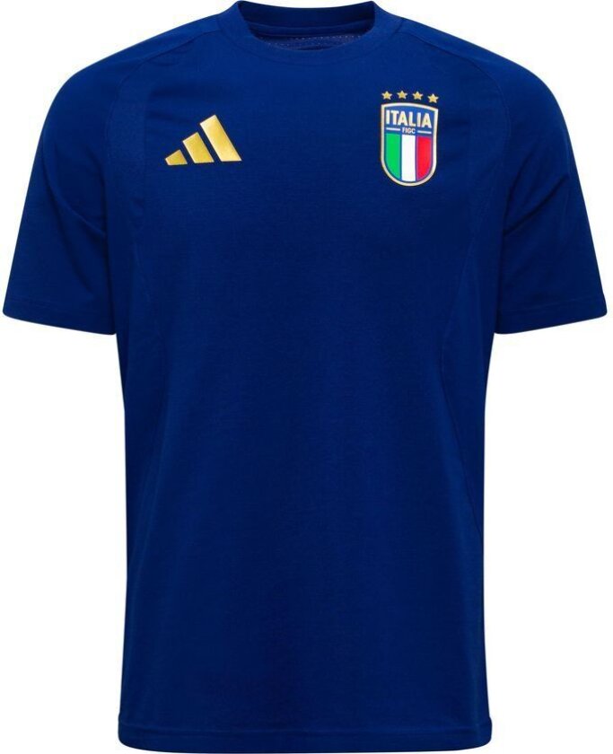 Italia T-skjorte Tiro 26 Travel - Victory Blue - adidas, størrelse Large