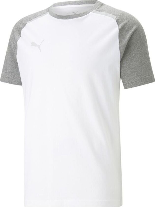 Teamcup Casuals Tee PUMA White, størrelse Large