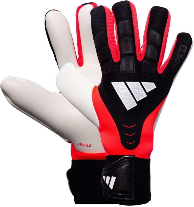 Keeperhansker Predator Competition Immortal Dna - Svart/lucid Red/hvit, størrelse 6½